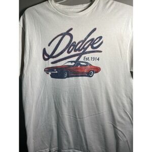 Dodge Tee Shirt Vintage Mens Graphic Large Cotton Size Large